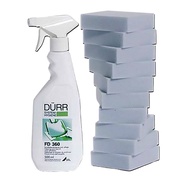 FD 360 (распылитель 500 мл, 10 спонжей) - средство для чистки и ухода за изделиями из искусственной кожи 